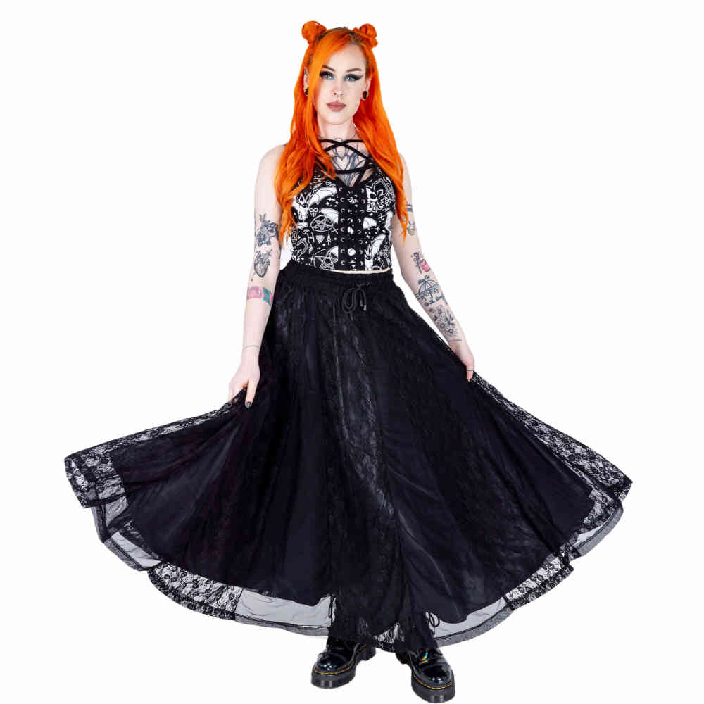 Poizen Industries - Robyn Maxi jupe longue - Noir